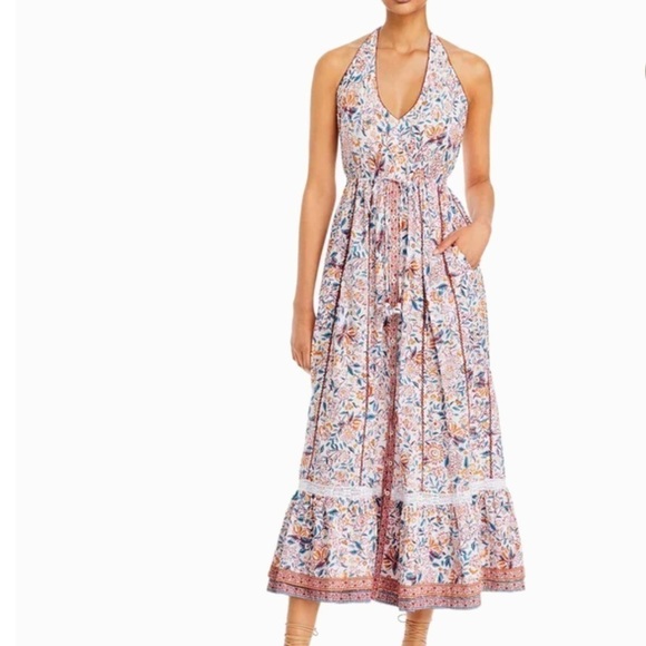 NWT Poupette St. Barth Carine Printed Maxi Dress - Picture 2 of 16